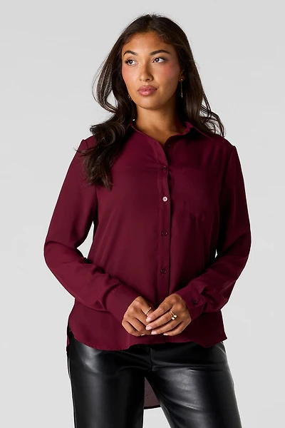 Button Down Relaxed Top