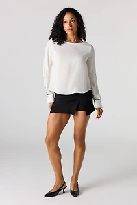 Boat Neck Blouse