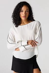 Boat Neck Blouse