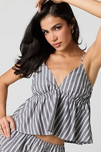 Poplin Baby Doll Top