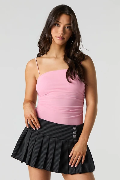 Maillot ruché en filet