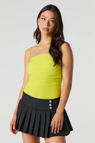 Mesh Ruched Bodysuit