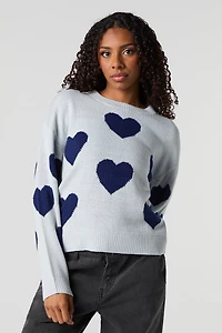 Chunky Jacquard Knit Sweater