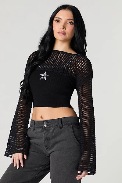 Crochet Ultra-Cropped Sweater