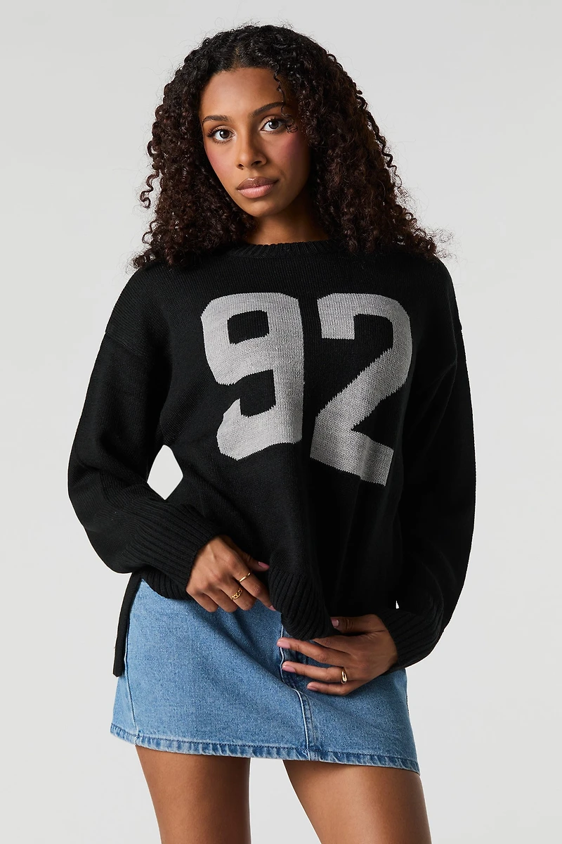 Jacquard Knit Sweater