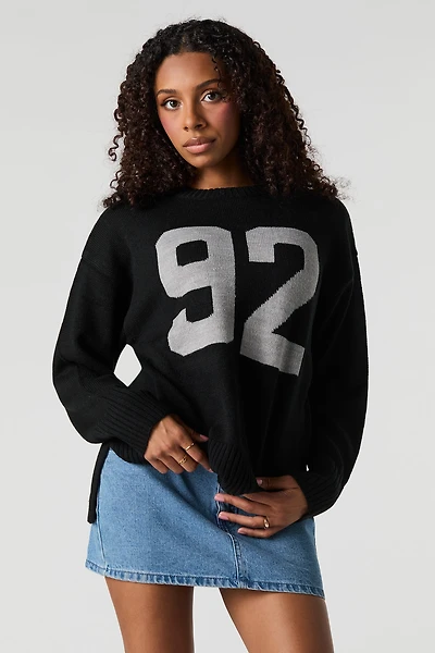 Jacquard Knit Sweater