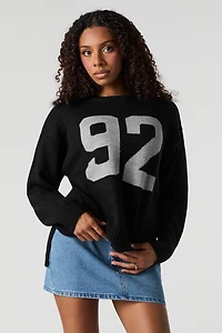 Jacquard Knit Sweater