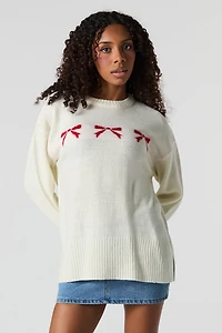 Chandail en tricot jacquard