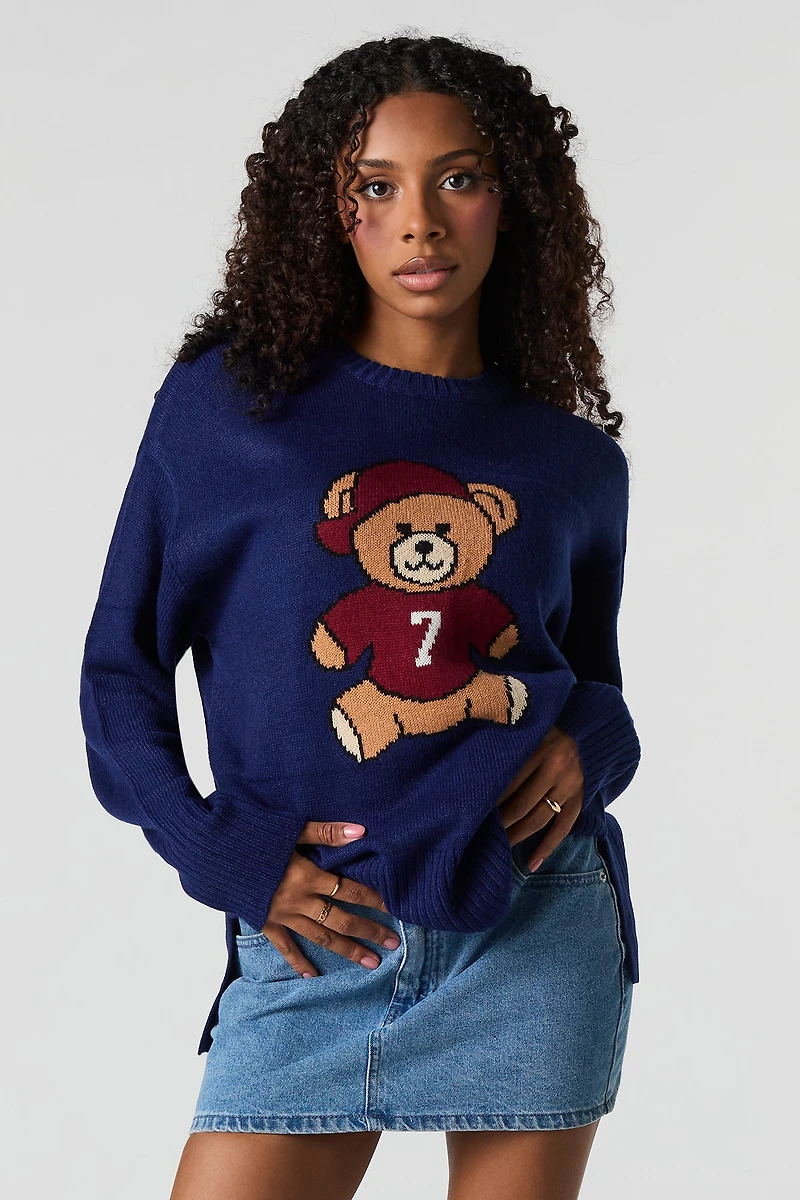 Jacquard Knit Sweater