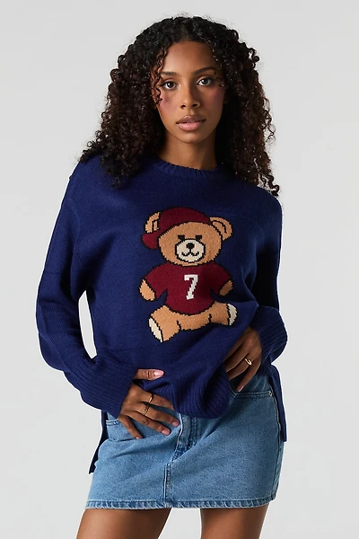 Jacquard Knit Sweater