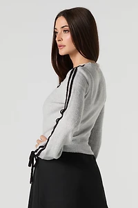 Mossy Jacquard Knit Sweater