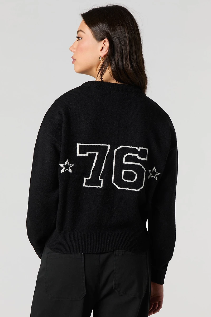 City Jacquard Knit Sweater
