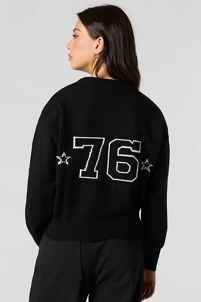 City Jacquard Knit Sweater