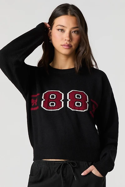 City Jacquard Knit Sweater