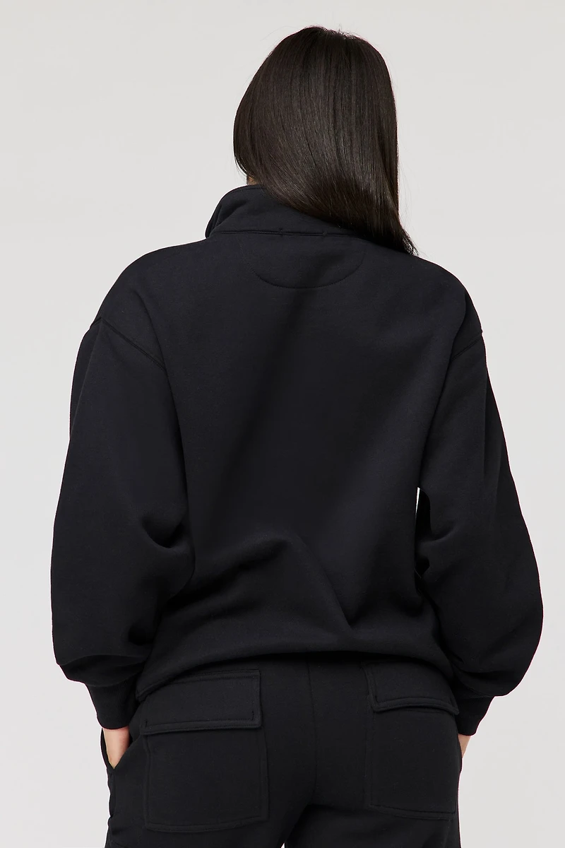 Premium Fleece Boyfriend Half Zip