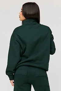 Premium Fleece Boyfriend Half Zip