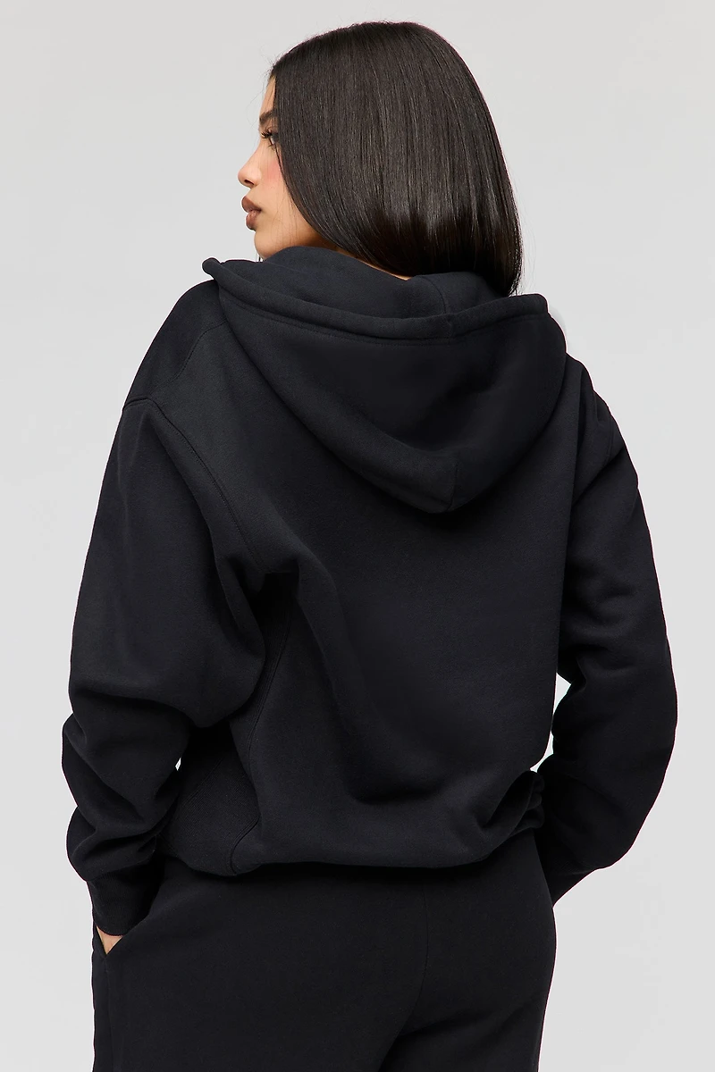 Premium Fleece Boyfriend Zip Hoodie
