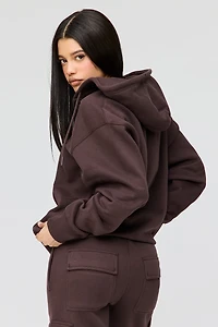Premium Fleece Boyfriend Zip Hoodie