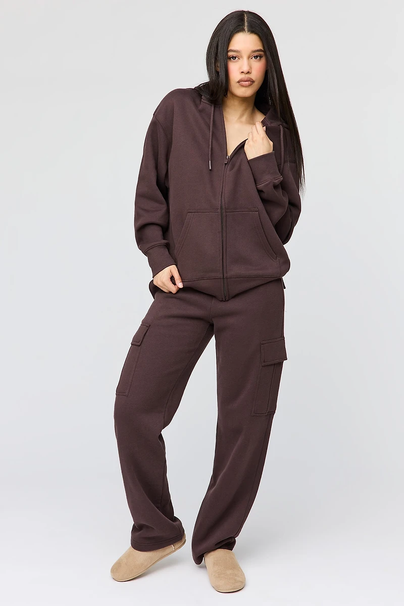 Premium Fleece Boyfriend Zip Hoodie