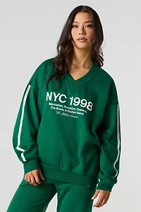Graphic Fleece Sweatshirt