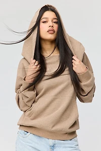 French Terry Multiway Off-Shoulder Hoodie