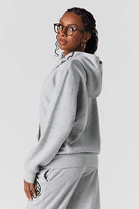 8 Ball Embroidered Fleece Oversized Hoodie
