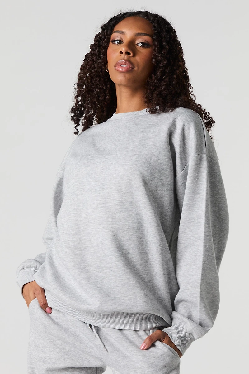 Oversized Fleece Sweatshirt