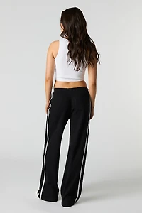 Waffle Knit Striped Pant