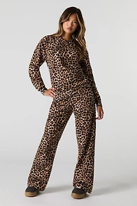 Pantalon en molleton imprimé