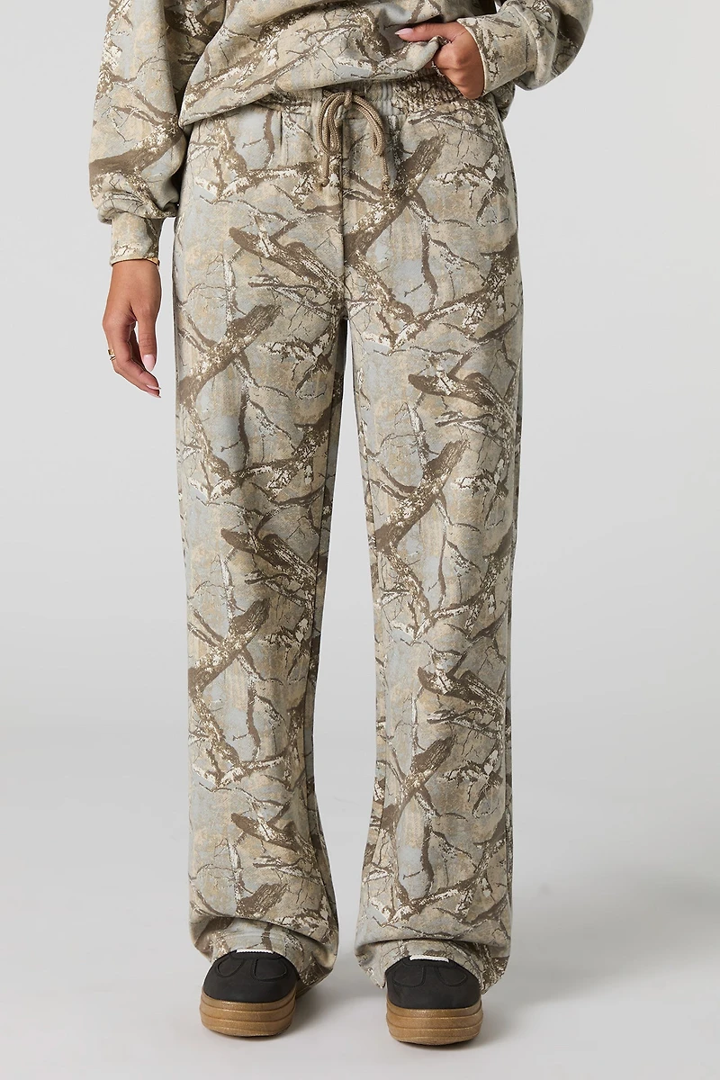 Pantalon en molleton imprimé