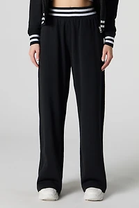 Active Striped Waist Fleece Sweatpant