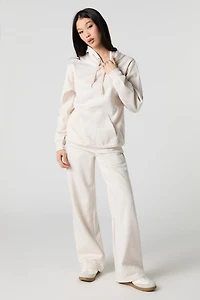 Pantalon en molleton à jambe droite