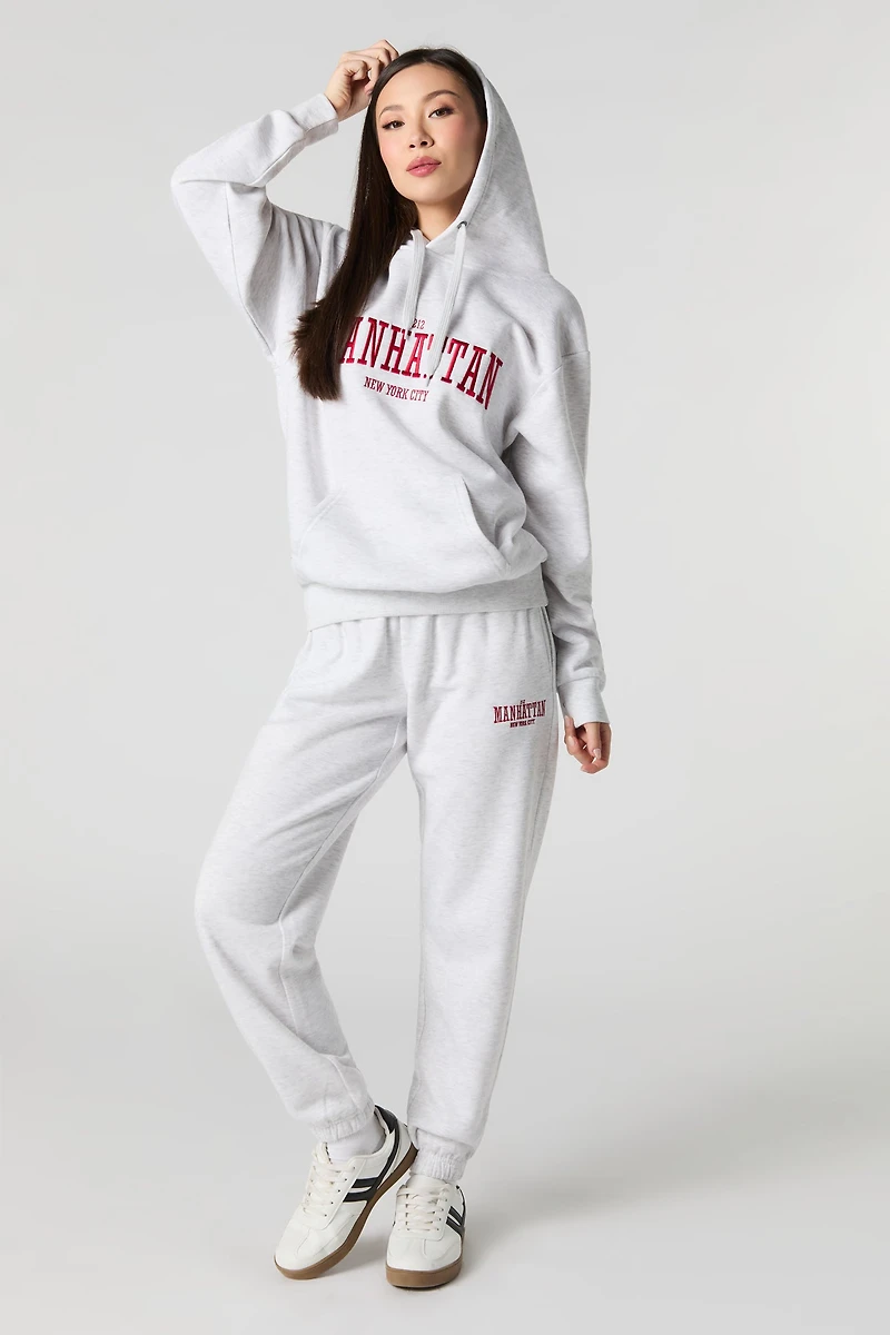 Destination Embroidered Fleece Jogger