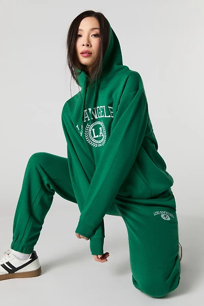Destination Embroidered Fleece Jogger