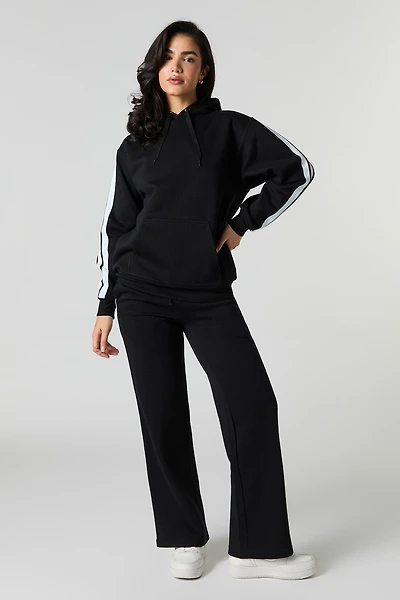 Pantalon en molleton avec rayures latérales