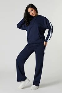 Pantalon en molleton avec rayures latérales