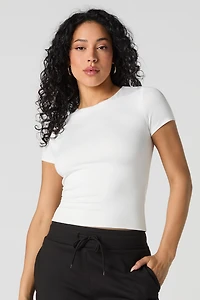 T-shirt ras du cou profilé