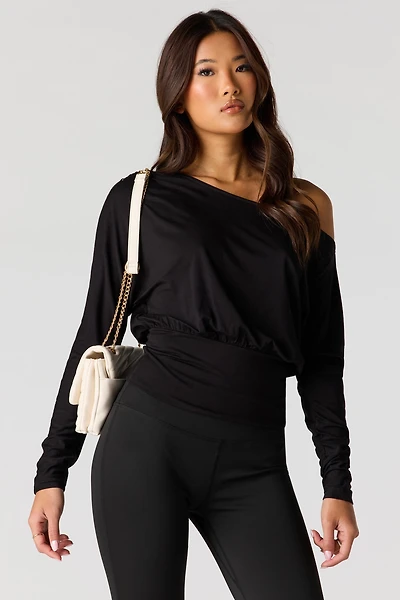 Off Shoulder Long Sleeve Top