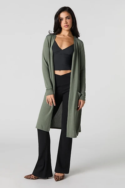 Knit Longline Cardigan