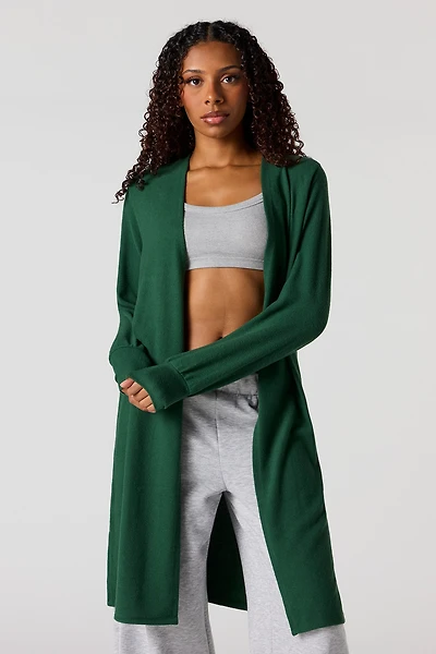 Longline Knit Cardigan