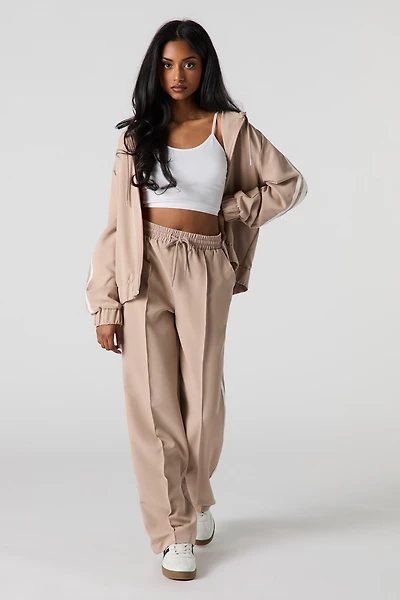 Active Side Striped Pleated Drawstring Pant