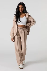 Active Side Striped Pleated Drawstring Pant