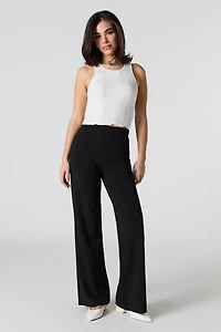 Pantalon habillé en crêpe