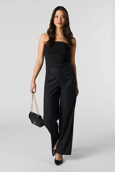 Pantalon habillé à fines rayures