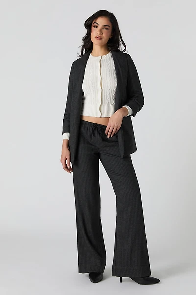 Drawstring Flare Dress Pant