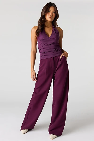 Pantalon habillé à jambe large