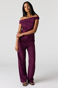 Pantalon habillé à jambe droite