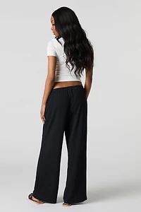 Textured Drawstring Pant