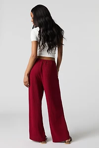 Textured Drawstring Pant