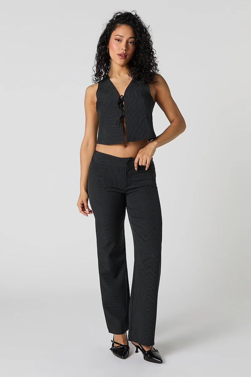 Pinstriped Dress Pant